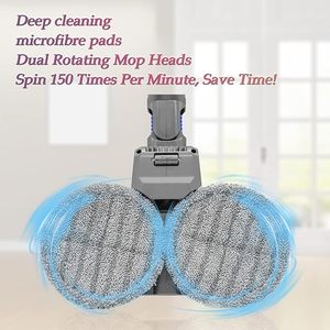 <span class=keywords><strong>Serpillière</strong></span> électrique <span class=keywords><strong>pour</strong></span> aspirateurs <span class=keywords><strong>Dyson</strong></span> V7 V8 V10 V11 V15, 6 tampons de nettoyage humides et secs lavables inclus, accessoires <span class=keywords><strong>pour</strong></span> vadrouille <span class=keywords><strong>Dyson</strong></span> - Product Image 4
