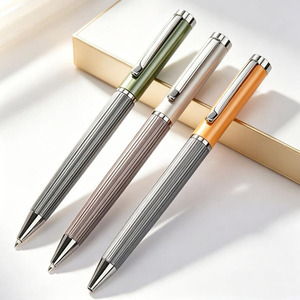 NM-093 Hot Selling Sports Logo Luxury Two-color Metal Ballpoint <b>Pen</b> with Custom Engraving - Product Image 1
