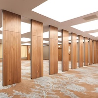 Cloison mobile pliable, séparateur de pièce temporaire, mur coulissant pour restaurant et auditorium