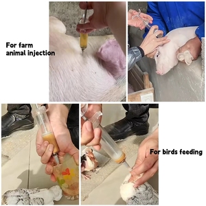 Jeringa de Alimentación para Aves de 10ml/20ml/50ml/100ml, Alimentador Manual para Loros y Palomas, Tubo de Gavína en Codo de Acero Inoxidable, Herramientas de Alimentación para Mascotas Pequeñas - Product Image 6