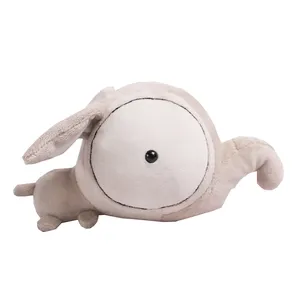 사용자 정의 디자인 봉제 부드러운 Cuddly 장난감 애니메이션 박제 동물 큰 눈 코끼리 박제 동물 봉제 개구리