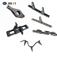 Chaînes agricoles DIN ISO pour machines agricoles, équipement de ferme, moissonneuse-batteuse, rouleau à riz, tracteur, transmission