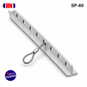 Anclaje de Nieve de Aluminio Tipo T Snow Picket de 60 cm con Cable de Acero, Estaca de Nieve para Montañismo, Fabricante OEM ODM, Taiwán - Product Image 2