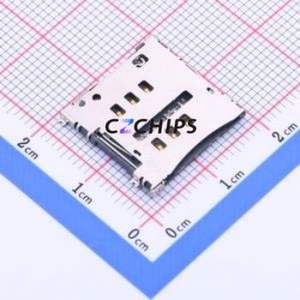 XKSIM-1130-1 <b>SIM</b> <b>Card</b> Connector SMD Connector Self-Return Type Micro <b>SIM</b> <b>Card</b> <b>Card</b> <b>Holder</b> 1.5mm - Product Image 1