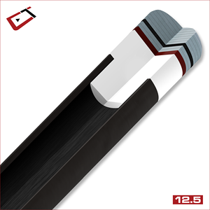 Fléchette de billard Cuetec en fibre de carbone Cynergy Black Tech Shaft Predator Mezz 20 oz à faible déflection - Product Image 3