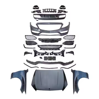 Kit de conversion de pare-chocs pour Mercedes-Benz Classe C W205 (version pré-cédente) en C63 2015-2018 - Pare-chocs avant W205 - Kit carrosserie C63