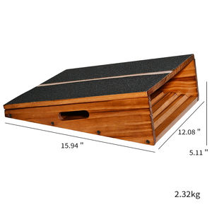 Planche oblique en bois professionnelle et civière de mollet conception de poignée latérale supplémentaire pour la portabilité - Product Image 6