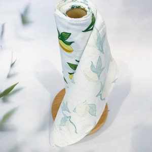 Rouleau de serviettes de Table en <span class=keywords><strong>coton</strong></span> réutilisable écologique, papier de nettoyage en Fiber de bambou - Product Image 6