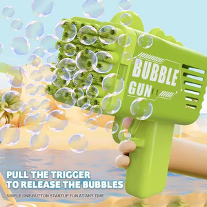 Pistola de <span class=keywords><strong>Burbujas</strong></span> Eléctrica Automática EPT con Múltiples Orificios, 2 Colores Surtidos, Juguete de <span class=keywords><strong>Burbujas</strong></span> para Niños, Verano, Aire Libre - Product Image 3