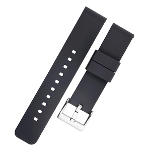 Correa de Silicona de Alta Calidad para Reloj Inteligente, Suave, Transpirable, Elástica, de Liberación Rápida, Correa Universal de Goma para Reloj, Blanca y Rosa - Product Image 3