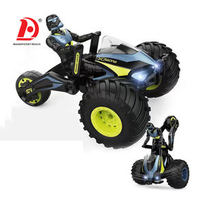 HUADA 2,4G Transform Drift RC 3WD Motocicleta Camión Juguetes Racing Stunt Control remoto Coche Bailando 360 Rolling Robot Juguetes para niños - Product Image 1