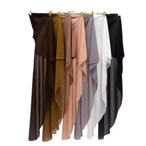 2024 <span class=keywords><strong>AliExpress</strong></span> nouveau femmes longue Turban écharpe malais couleur unie lait <span class=keywords><strong>soie</strong></span> mousseline de <span class=keywords><strong>soie</strong></span> strass été Polyester musulmans - Product Image 5