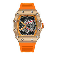 Montre Sportive à Quartz ZIDO pour Homme, Boîtier Tonneau, Aiguilles Lumineuses, Étanche, Bracelet en Silicone – Vente Flash, Idéale pour Tenue Décontractée