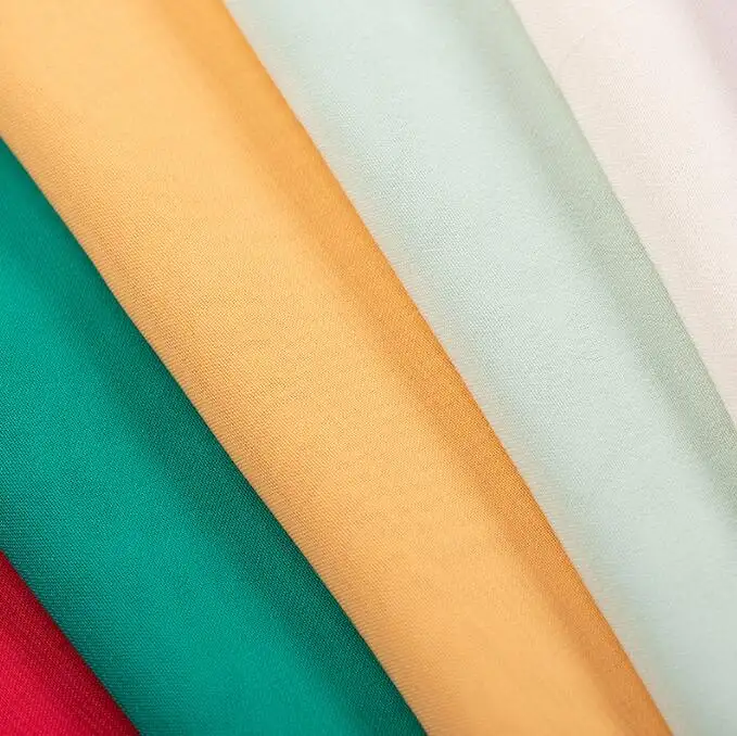 Bluz astar 100% için % düğün elbisesi Polyester düz boyalı 100D şifon kumaş
