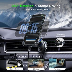 Cargador Inalámbrico Magnético Versátil <span class=keywords><strong>de</strong></span> 25W 15W, Soporte Magnético para Automóvil con <span class=keywords><strong>Chip</strong></span> Inteligente <span class=keywords><strong>de</strong></span> Carga Rápida que Brinda una Sujeción Estable y Segura, Nuevo - Product Image 5