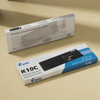 Ensemble clavier et souris sans fil au prix d'usine, pour ordinateur de bureau, ordinateur portable, jeux, clavier et souris professionnels, combo clavier et souris arabe