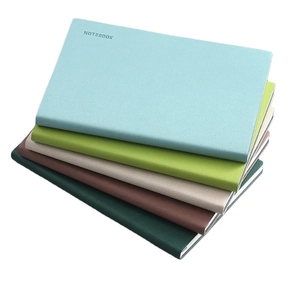 Conditions de paiement flexibles a4 pu cuir agenda imprimé personnalisé cahier couverture souple - Product Image 2