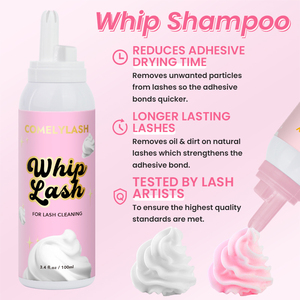 Crema Limpiadora Batida para Pestañas sin Perfume Champú en Espuma | Kit de Baño para Limpieza de Extensiones de Pestañas PBT Rosa de 100 ml | Logotipo Personalizado - Product Image 2