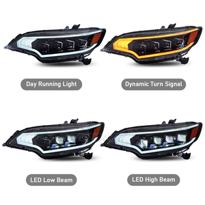 Honda Fit için TYPY 2014-2020 GK5 tam <span class=keywords><strong>LED</strong></span> projektör farlar 4 Lens sıcak beyaz dönüş sinyali araba ışıkları yeni 12V - Product Image 4