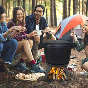 <span class=keywords><strong>Olla</strong></span> de Hierro Fundido Esmaltada con Soporte, la Más Vendida, para Cocinar al Aire Libre, para el Mercado de Polonia y la UE, Venta al Por Mayor - Product Image 6