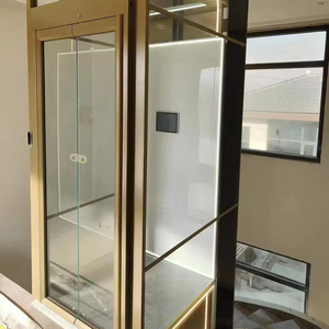 Ascensor Residencial <span class=keywords><strong>para</strong></span> Casa, Elevador <span class=keywords><strong>para</strong></span> Villa, Pequeño Ascensor Residencial de 2-4 Pisos, Ascensor Hidráulico/de Tracción por Tornillo Personalizado <span class=keywords><strong>para</strong></span> Interiores y Exteriores - Product Image 1