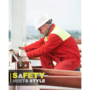 Casco de Seguridad de Ala Completa, Tipo V, Blanco, con Suspensión de 4 Puntos y Trinquete, Certificado por OSHA y ANSI Z89, para la Construcción - Product Image 2