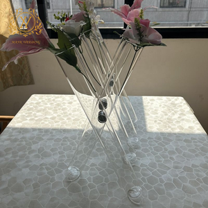 <span class=keywords><strong>Vase</strong></span> Floral en Éprouvette, 3 Verres Connexes, Centre de Table de Mariage, <span class=keywords><strong>Vase</strong></span> Cylindrique, Support Floral, Décoration de Table de Mariage - Product Image 5