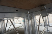 4 'X 8' Finition antidérapante Performance durable Truss de scène mobile d'extérieur Mise en scène portable en aluminium
