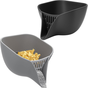 <span class=keywords><strong>Panier</strong></span> d'égouttage multifonctionnel <span class=keywords><strong>de</strong></span> 6.5 pouces Passoire en silicone pour laver facilement les <span class=keywords><strong>fruits</strong></span> <span class=keywords><strong>et</strong></span> <span class=keywords><strong>légumes</strong></span> avec bec verseur - Product Image 1