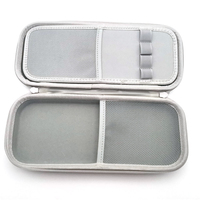 Étui rigide en EVA pour stéthoscope, vente en gros d'usine, avec emplacement pour carte d'identité et poche en filet pour le rangement des accessoires infirmiers