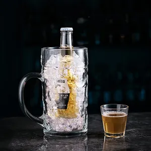 Hot Sale Dishwasher Safe Unbreakable Transparent Lead-free 16oz 20oz Freezable Beer Glass Cups