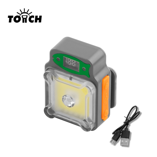 Portable Intelligent Sensing LED Work Light COB Mangent High Lumens USB Charging Waterproof 11 Light Modes Mini Working Lights