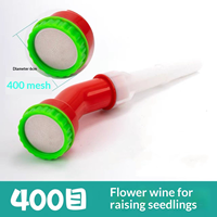 Pistolet de transplantation de semis en plastique, pulvérisateur à gâchette rouge et vert pour pépinière, ferme, serre, jardin, irrigation
