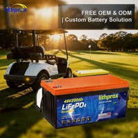 Batterie LiFePO4 chauffante 48V 200AH 10KW Grade A 6K à décharge profonde pour voiturette de golf avec CAN Bus, BMS intelligent, connecteur Anderson, CE RoHS IP67 OEM ODM
