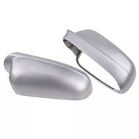 Coques de rétroviseurs Volkswagen Golf 4 Mk4 Bora 1999-2004, argent, ensemble complet, matériau ABS