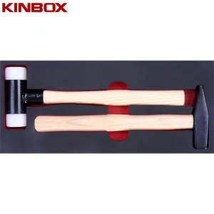 Ensemble d'outils à main professionnels Kinbox, article TF01M128, ensemble de marteau