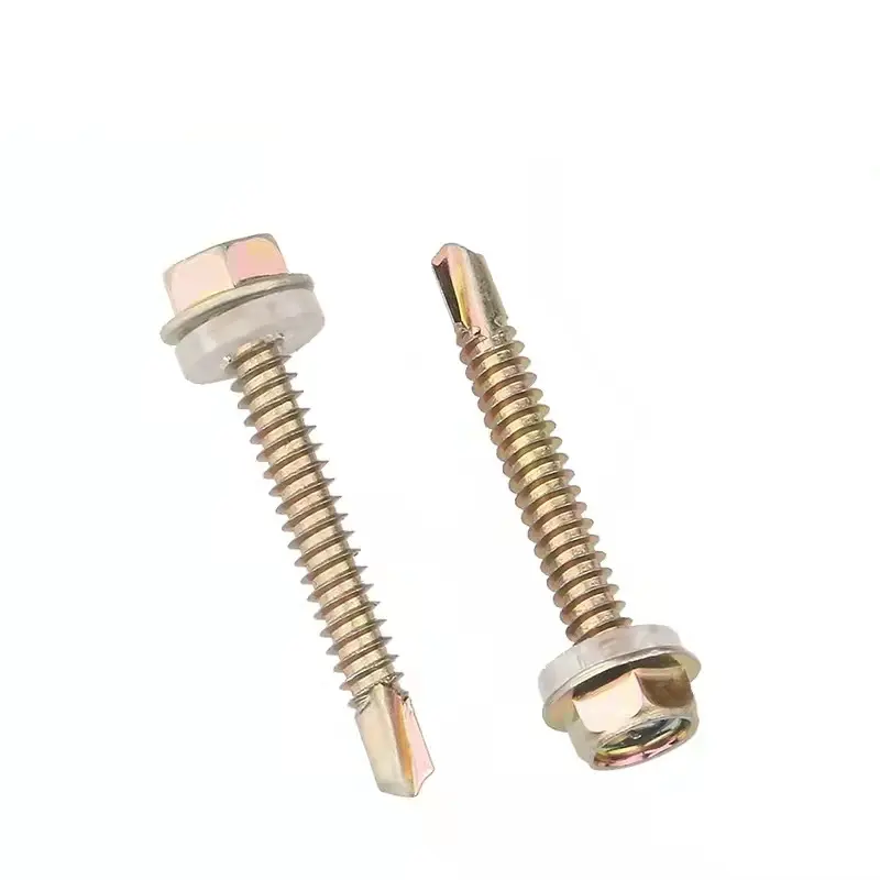 Factory Direct High quality White zinc Steel Self drilling Screws