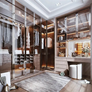 <strong>Cheap</strong> Modular Luxury Bedroom Storage Cabinet Furniture Wooden Modern White Armoire <strong>Wardrobe</strong> Closets Designs 1 - Product Image 3