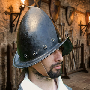 Casque espagnol Morin - Armure médiévale de conquérant, casque antique - Product Image 2