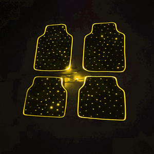 Kit de Fibra Óptica Starlight de 12V para Auto con Borde Decorativo, Control Remoto RF por APP, Alfombrillas de 4 Estrellas para Auto - Product Image 4