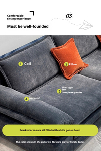 Dareko minimalista moderno soggiorno <span class=keywords><strong>mobili</strong></span> <span class=keywords><strong>colori</strong></span> personalizzabili tessuto divano componibile divano Set di <span class=keywords><strong>mobili</strong></span> da soggiorno - Product Image 5