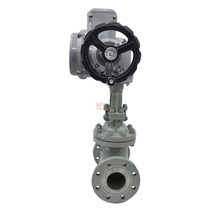 วาล์วประตูแบบมีหน้าแปลนไฟฟ้า AC380V ทนทาน มาตรฐาน ANSI 150LB ผลิตจากเหล็กกล้าไร้สนิม 304 316 ทนแรงดัน JIS 10K 1.6mpa WCB ป้องกันการระเบิด พร้อมมอเตอร์ - Product Image 5