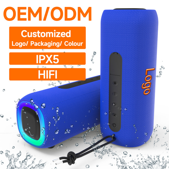 IPX5 Waterproof 5.3 Speaker for Party RGB Colorful Light HD Sound Bicycle Portable Outdoor Wireless Speaker