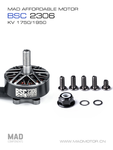 Mad 5인치 모델 항공기 레이싱 모터 Bsc2306 브러시리스 1750Kv/1950Kv FPV 레이싱 드론용 금속 재질 개인 맞춤형 금형 - Product Image 4