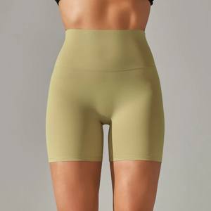 En Stock, Envío en 24 Horas, Leggings de <span class=keywords><strong>Yoga</strong></span> Cómodos de Tallas Grandes, Shorts Deportivos de Cintura Baja con Efecto Levanta Glúteos y Logotipo Personalizado - Product Image 5