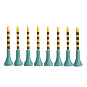 Tees de golf de 83 mm con cabeza de plástico y goma suave, colores mixtos, para práctica de golf - Product Image 5