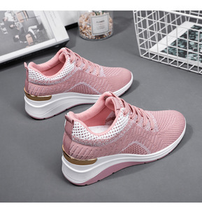Zapatos transpirables <span class=keywords><strong>para</strong></span> caminar a la moda <span class=keywords><strong>para</strong></span> mujer, nuevos estilos, zapatillas blancas, zapatos informales <span class=keywords><strong>para</strong></span> mujer, venta al por mayor - Product Image 5