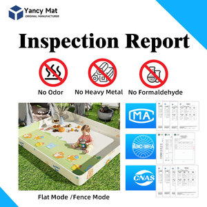 Tapete <span class=keywords><strong>de</strong></span> Alta Densidad para Cercas <span class=keywords><strong>de</strong></span> Seguridad, Plegable, para Bebés, con Borde Elevado, No Tóxico, Inodoro - Product Image 2