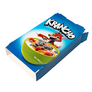 Low Moq Custom Printed Oatmeal Package Rectangle Carton <strong>Cereal</strong> Crispy Corn Flakes Paper Packaging <strong>Boxes</strong> - Product Image 2