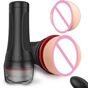 S-hande masturbatore Vagina tazza automatica masturbazione macchina telecomando massaggio Juguete mascolino sessuale per gli uomini - Product Image 2